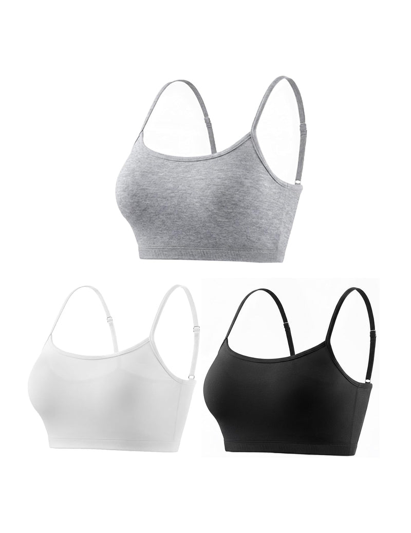 3-Pack Wireless Unlined Comfort Cami Bralette