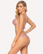 avidlove lingerie lace babydoll 2 piece sexy bra and panty sets