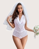 avidlove women sexy lingerie teddy one piece lace halter babydoll bodysuit