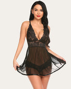 avidlove lace babydoll strap chemise halter teddy v neck mesh nightgown