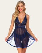 avidlove lace babydoll strap chemise halter teddy v neck mesh nightgown