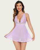 avidlove women lace babydoll strap chemise halter teddy v neck mesh nightgown