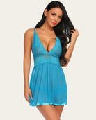 avidlove lace babydoll strap chemise halter teddy v neck mesh nightgown