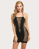 avidlove womens lingerie fishnet dress mesh fishnet see through chemise