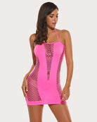 avidlove womens lingerie fishnet dress mesh badydoll fishnet bodysuit see through chemise