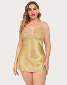 avidlove women lingerie v neck nightwear satin sleepwear lace chemise mini teddy