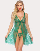 avidlove babydoll lingerie for women honeymoon v neck chemise sexy exotic open front negligee