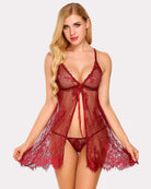 avidlove babydoll lingerie for women honeymoon v neck chemise sexy exotic open front negligee