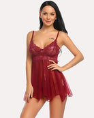 avidlove lingerie babydoll lace nightgown mesh chemise boudoir nighty teddy lingerie