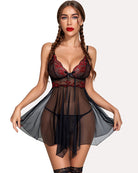 avidlove women lingerie babydoll lace nightgown mesh chemise boudoir nighty teddy lingerie