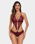 avidlove women deep v lingerie lace teddy one piece babydoll mini bodysuit