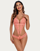 avidlove women deep v lingerie lace teddy one piece babydoll mini bodysuit