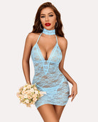 avidlove women babydoll lingerie lace chemise halter nightwear teddy dress