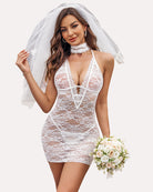 avidlove babydoll lingerie lace chemise halter nightwear teddy dress