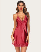 avidlove women lingerie satin lace chemise nightgown sexy full slips sleepwear