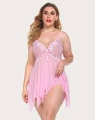 avidlove lace print babydoll outfits plus size sleepwear lingeries