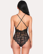 avidlove women one piece lingerie deep v teddy sexy lace bodysuit