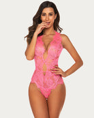 avidlove women one piece lingerie lace print bodysuit deep v teddy