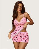 avidlove lace leopard sleepwear cami pjs set pajama set