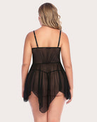 avidlove plus size lace babydoll v neck sexy strap sleepwear