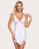 avidlove women lingerie lace babydoll v neck sexy sleepwear strap chemise