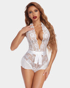 avidlove lingerie for women lace teddy bodysuit halter v neck one piece lingerie babydoll xs xxxl