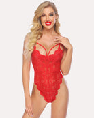 avidlove teddy lingerie for women floral lace bodysuit scallop trim one piece babydoll