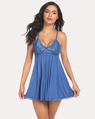 avidlove women nightgown sexy sleepwear lace chemise v neck modal babydoll lounge dress