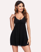 avidlove women sexy sleepwear lace chemise nightgown full slip babydoll sleepwear