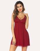 avidlove sexy sleepwear lace chemise nightgown full slip babydoll sleepwear