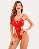 avidlove women one piece lingerie deep v lace bodysuit babydoll teddy underwear