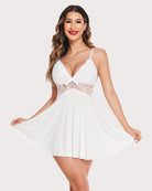 avidlove women lingerie sexy chemise nightgown lace babydoll full slip dress sleepwear