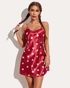 avidlove women leopard satin nightgown lingerie dress sleepwear mini slip nightwear