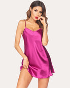 avidlove women sleepwear satin nightgown mini slip chemise short nightwear