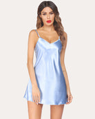 avidlove women plus size satin dress sexy sleepwear mini slip nightgown