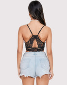 avidlove lace bralette for women high neck camisoles racerback double layered crop top