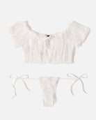 avidlove mesh bra and panty set ruffle lingerie set