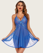 avidlove lingerie for women lace babydoll halter chemise v neck nightgown sexy sleepwear nightdress