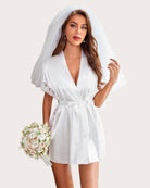 avidlove women lingerie robe satin sleepwear eyelash lace kimono side split sexy silk robes