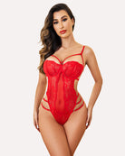 avidlove women teddy lingeries sexy lingerie strappy lace bodysuit deep v one piece babydoll