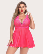 avidlove women plus size babydoll lingerie sheer lace chemise mesh sleepwear