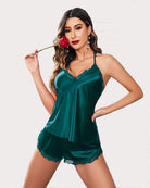 avidlove satin pajamas set sleepwear womens sexy lingerie cami shorts set nightwear s xxl