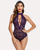 avidlove women snap crotch lingerie sexy lace bodysuit deep v teddy one piece babydoll nightgown xs xxl