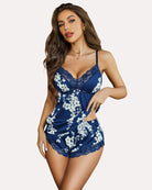 avidlove floral print satin pajamas set lace sleepwear sexy lingerie cami shorts set