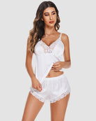 avidlove satin pajamas set womens lace sleepwear sexy lingerie cami shorts set s xxl