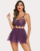 avidlove lingerie for women lace babydoll mesh nightwear