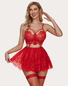 avidlove lingerie for women lace babydoll mesh nightwear