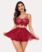 avidlove lingerie for women lace babydoll mesh nightwear