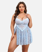 avidlove plus size lingerie lace babydoll womens strap chemise nightgown v neck nighty mesh sleepwear side slit nightdress