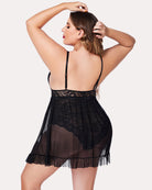 avidlove plus size lingerie for women sexy snap crotch babydoll lace chemise curvy strappy ruffle l 4xl